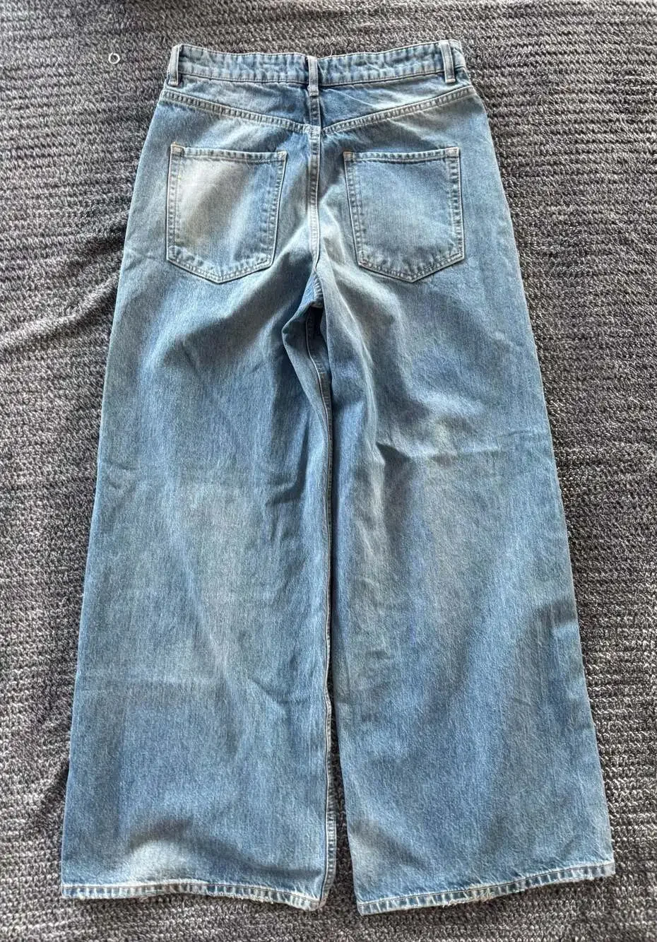 Free People "The Twenty Eight" Vintage-Inspired Wide Leg Baggy Jeans - Picture 8 of 8